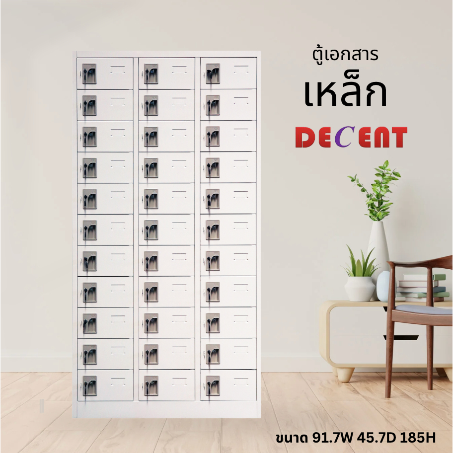 ตู้เหล็ก 33 ช่อง มีสายยู