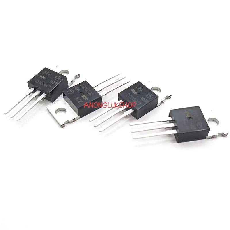 ราคาต่อ 1ตัว MBR20200CT MBR20200 20200CT SCHOTTKY DIODE 20A 200V ช็อคกี้ไดโอด (หัวชน) TO220 3ขา กระแส 20A 200V