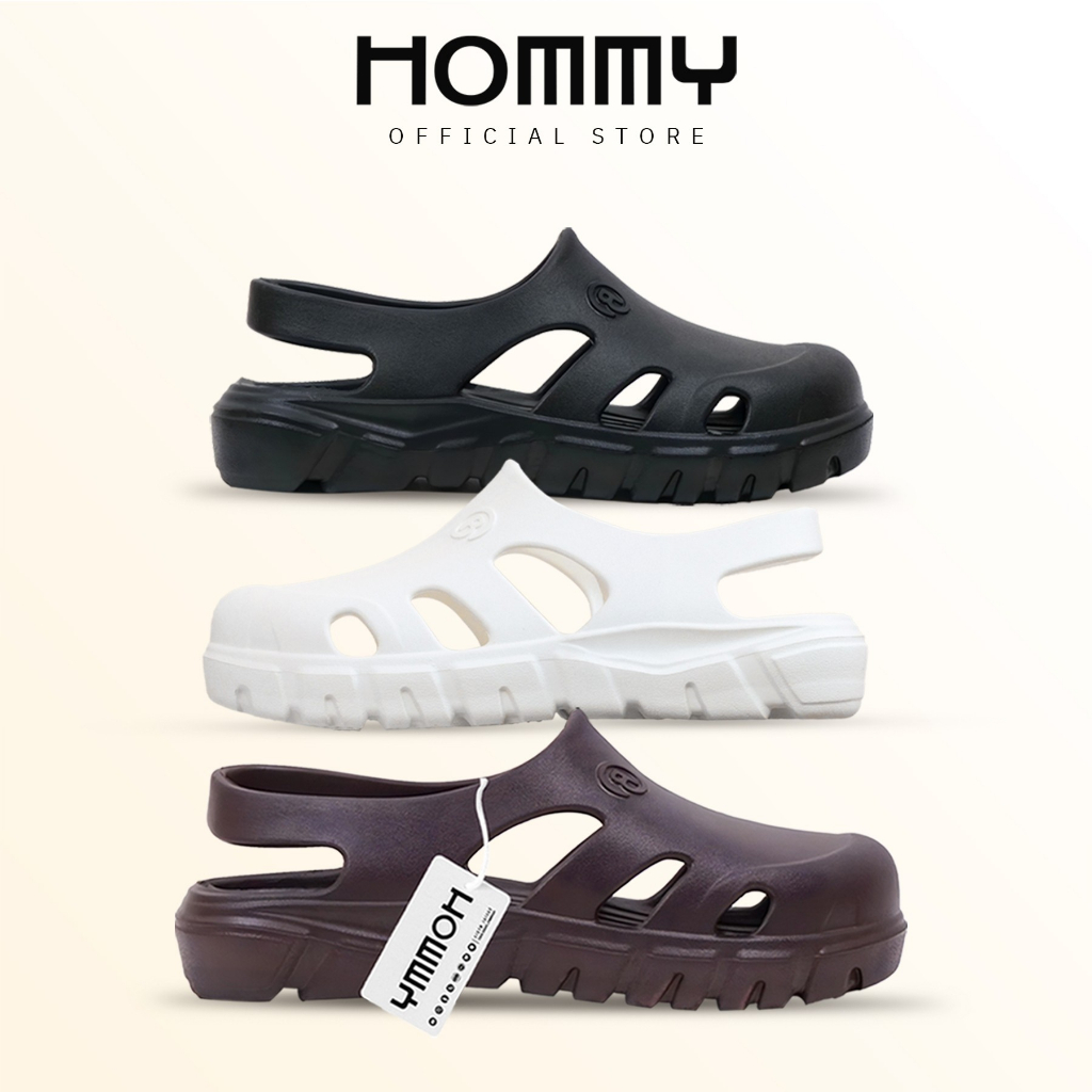 Hommy รองเท้าแตะ (หญิง-ชาย) รองเท้าหัวโต กันลื่น ลําลอง พื้นหนา พื้นนิ่ม 2.7CM ใส่สบายเท้าSH-5***..