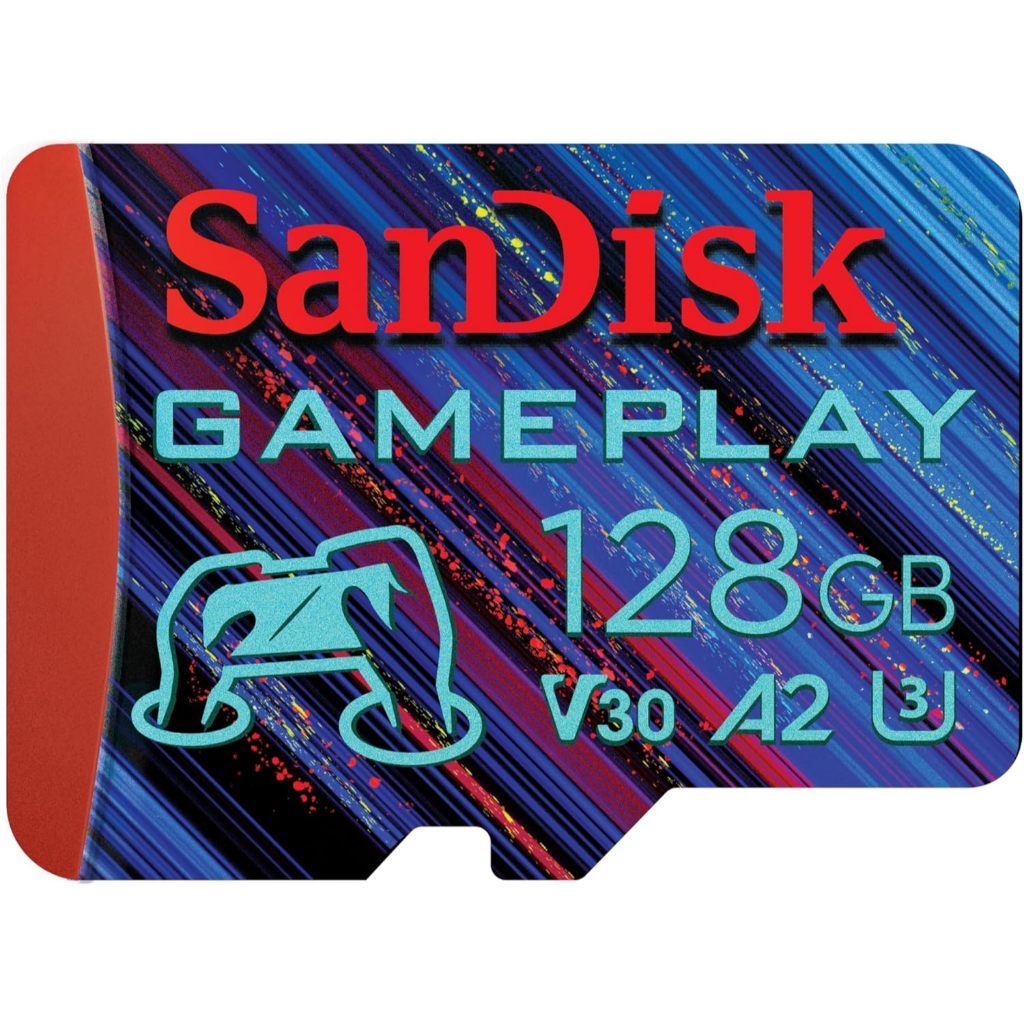 SanDisk Micro Sd Card Extreme 128GB SDXC อ่าน160Mb/S เขียน 90Mb/S (SDSQXAA-128G-GN6GN*1) สำหรับเกมส์
