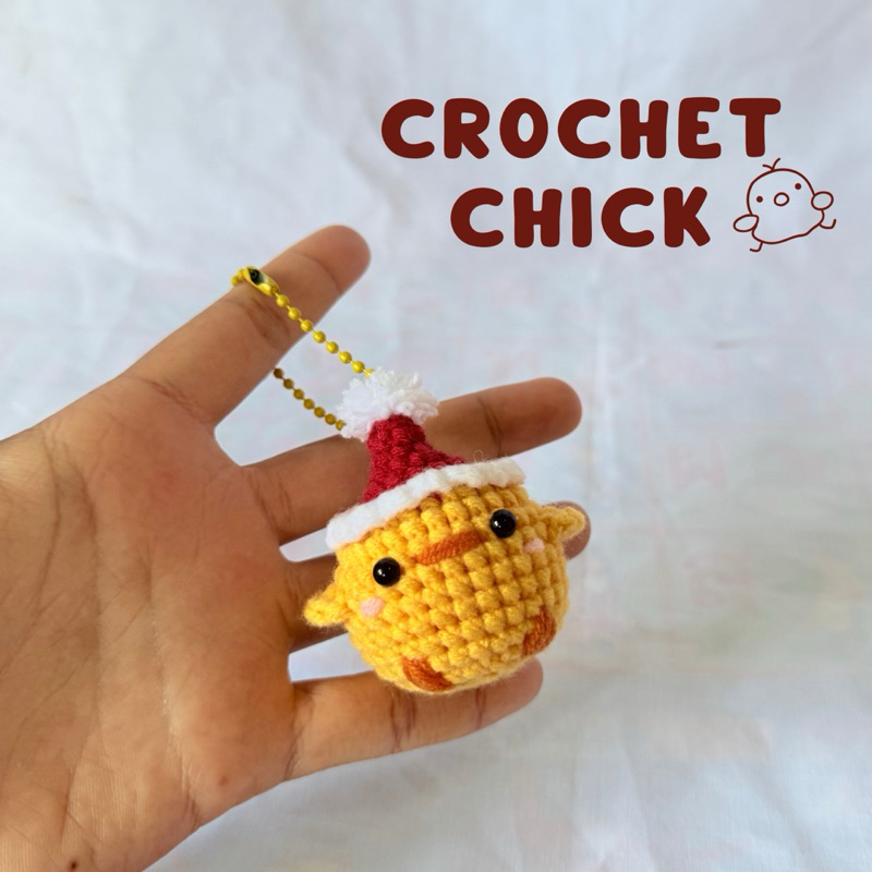 (New!!) พวงกุญแจถักลูกเจี๊ยบ crochet keychain chick🐥 พวงกุญแจน่ารักๆ, ของขวัญปัจฉิม ของขวัญรับปริญญา