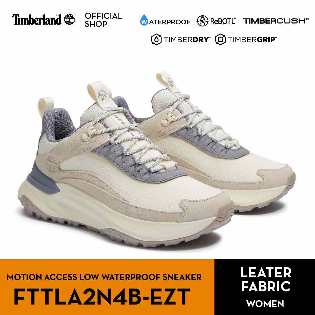 Timberland Women's MOTION ACCESS LOW LACE UP WATERPROOF SNEAKER รองเท้าผู้หญิง (FTTLA2N4B-EZT)