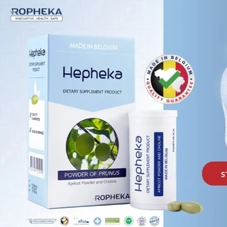 Hepheka เฮฟฟีก้า [ล๊อตใหม่] อาหารสำหรับตับ จากเบลเยียม 1 กล่อง บรรจุ 30 เม็ด