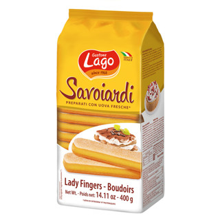 (แพ็ค 6) Lago Biscuits Lady Finger 400 g. ลาโก้ บิสกิตเลดี้ฟ…