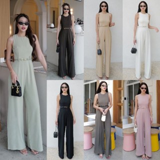 จั้มยาวแขนกุด+เข็มขัด H.ป้ายIntuon