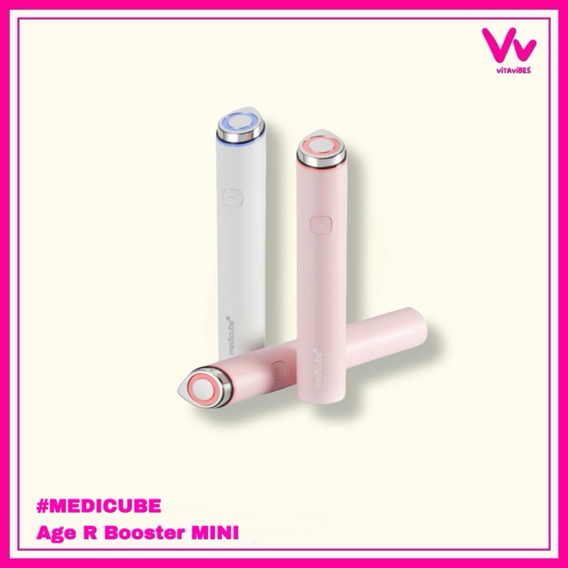 รุ่นใหม่ Medicube Booster Pro Mini Plus เครื่องผลักสกินแคร์เข้าผิวหน้า ลดรอยแดง กระชับผิว
