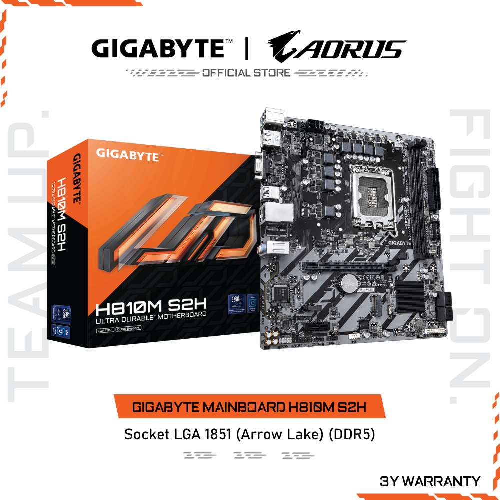 GIGABYTE MAINBOARD H810M S2H เมนบอร์ด H810M S2H-1.0