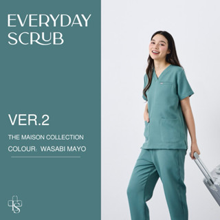 everydayscrub.bkk | ชุดสครับแพทย์(Ver.2) สี Wasabi Mayo (เสื…