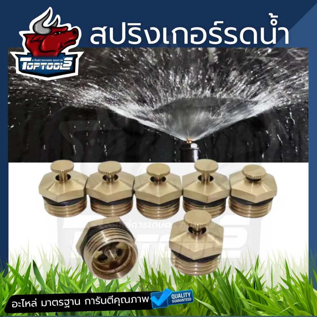 หัวสปริงเกอร์ ใบบัว 360 องศา ทองเหลือง ขนาด 4หุน 1/2" สปริงเกอร์รดน้ำต้นไม้ สปริงเกอร์ใบบัว ระบบน้ำ รดน้ำต้นไม้ Sprinkle