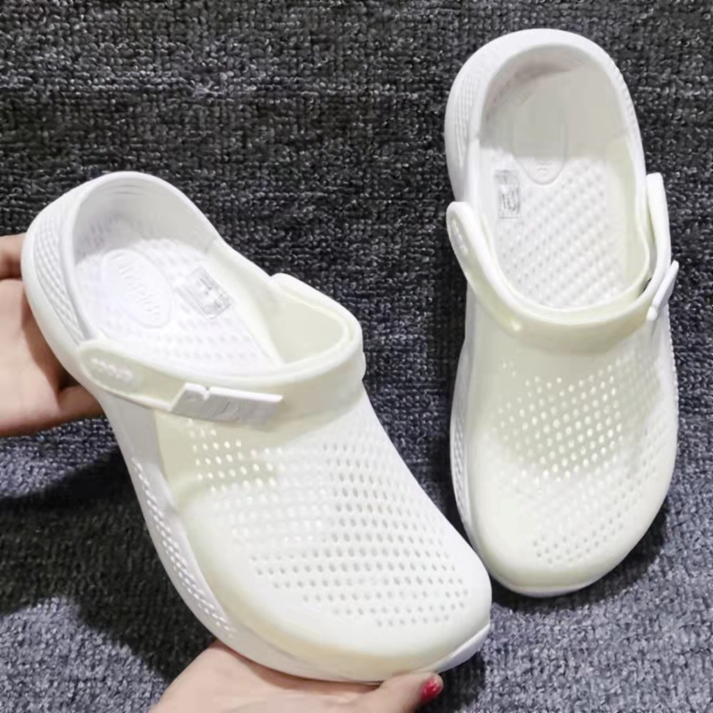 「จัดส่งในกรุงเทพฯ」Crocs LiteRide 360 ความเร็วแห้งระบายอากาศผู้ชายและผู้หญิงรองเท้าแตะชายหาด/แจกตัวติดรองเท้า