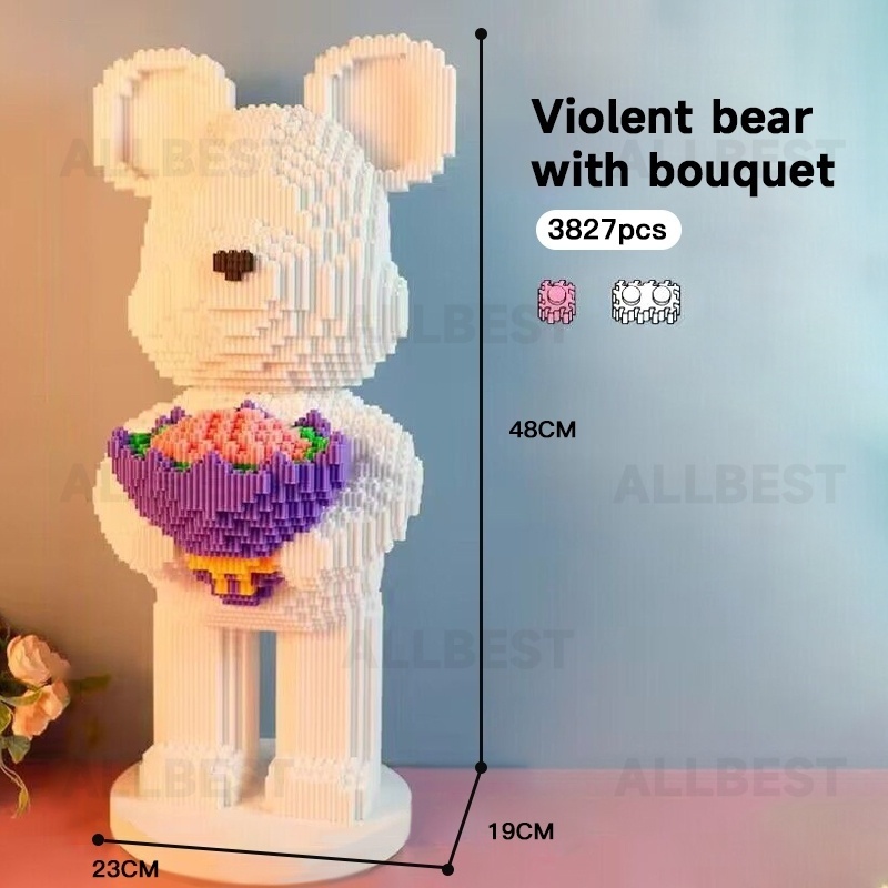 🌸ตัวต่อสุดน่ารัก🌸 นาโนบล็อกการ์ตูน 3D DIY สำหรับเด็ก - รูปที่ 5