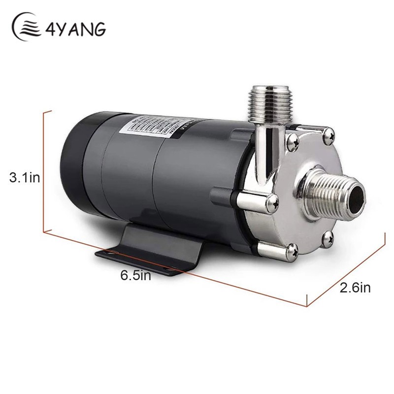Pump MP-15R Food Grade 304 Stainless Steel Brewing Home brew 220V Magnetic Water Pump Temperature 140C 1/2