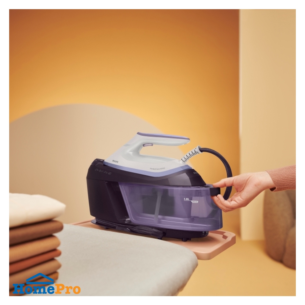 [รับฟรี! สินค้าแถมโต๊ะรีดผ้า] PHILIPS เตารีดแรงดันไอน้ำ PSG6024/30 1.8 ลิตร จัดส่งโดย HomePro - รูปที่ 4