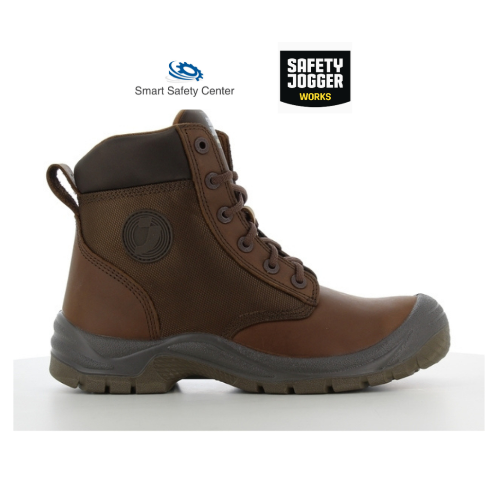 [ลิขสิทธิ์แท้ รับประกัน3เดือน] รองเท้าเซฟตี้ หัวเหล็ก Safety Jogger รุ่น RUSH ซิปข้าง