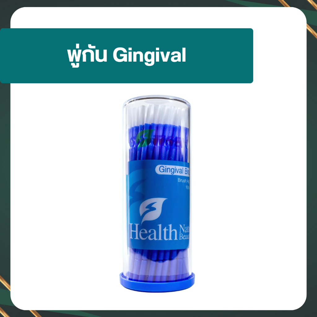 Dental Gingival Brush Cotisen พู่กันทาฟลูออไรด์วานิช แปรงทาวัสดุทันตกรรม Applicator Brush Fluoride V