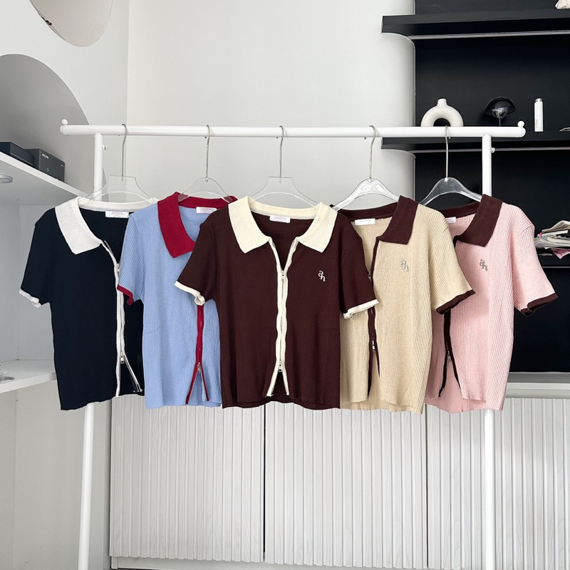 SOZiP POLO เสื้อไหมพรหมซิปTWOWAY   พร้อมส่ง ราคา ถูกที่สุด ดีลบีเคเค แกลเลอรีภาพที่ 8