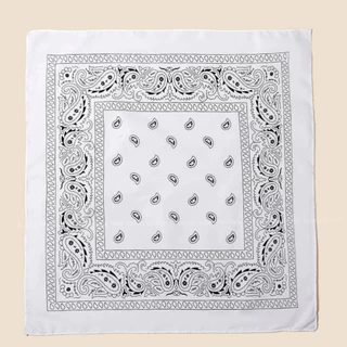 HD-006 HEADSCARF ผ้าโพกผมลายบันดาน่า ผ้าพันคอผม Bandana Headscarf (54x54 cm) พร้อมส่งในไทย