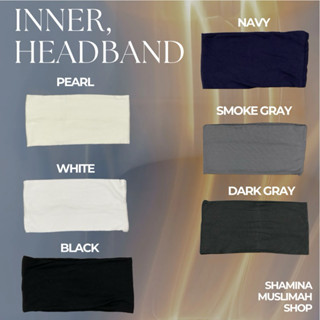 Inner Headband อินเนอร์ คาดหัว คลุมผม กันลูกผมออก ผ้านิ่ม ใส…