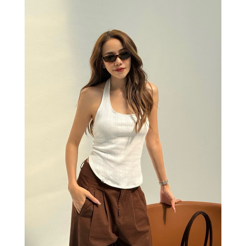 JARIN | SUMMER TOP เสื้อคล้องคอโชว์หลัง - รูปที่ 3