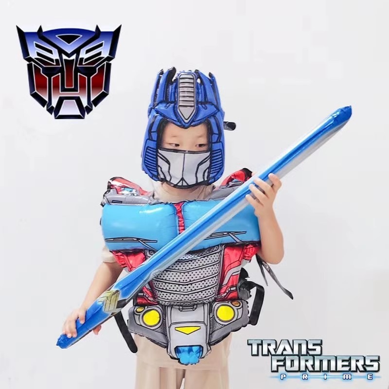 ลูกโป่งชุดเกราะ หุ่นยนต์ ทรานส์ฟอร์เมอร์ส พร้อมส่งจากไทย