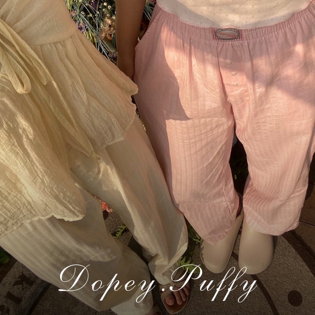 DOPEY.PUFFY / Common pants กางเกงขายาวผ้า cotton