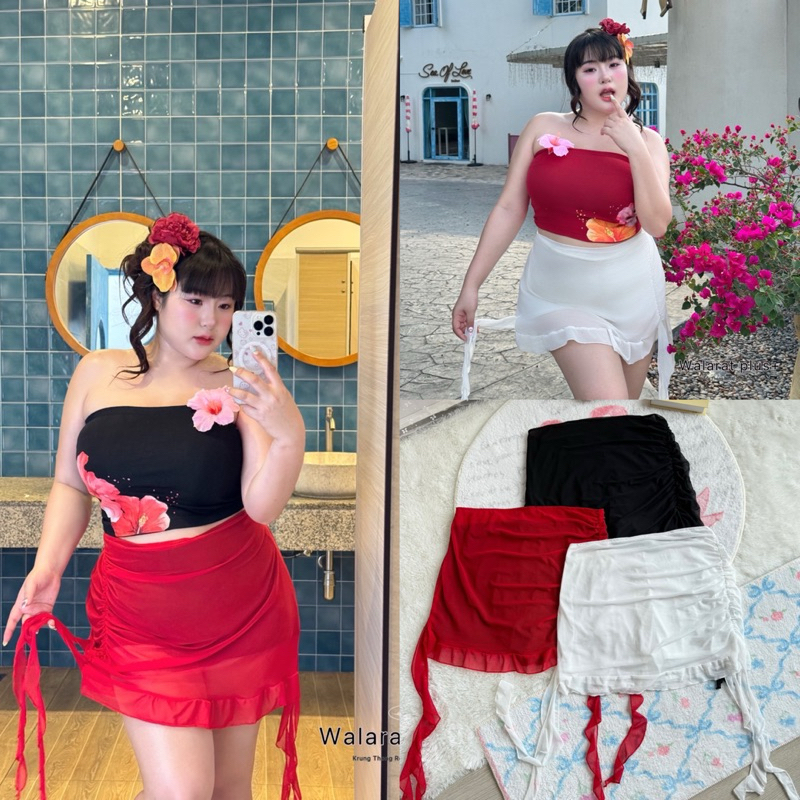 กระโปรงมาตามคำเรียกร้อง Walarat  จัดให้แล้ว น้องทะเลมีกางเกงซับในใส่สบาย ไม่โป๊ แถมยังเก็บพุงอีกด้วย