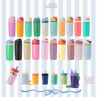 [Pre-order] Owala kids freesip 16oz Tumbler ใส Unicorn พร้อมส่ง, pretty politeพร้อมส่ง
