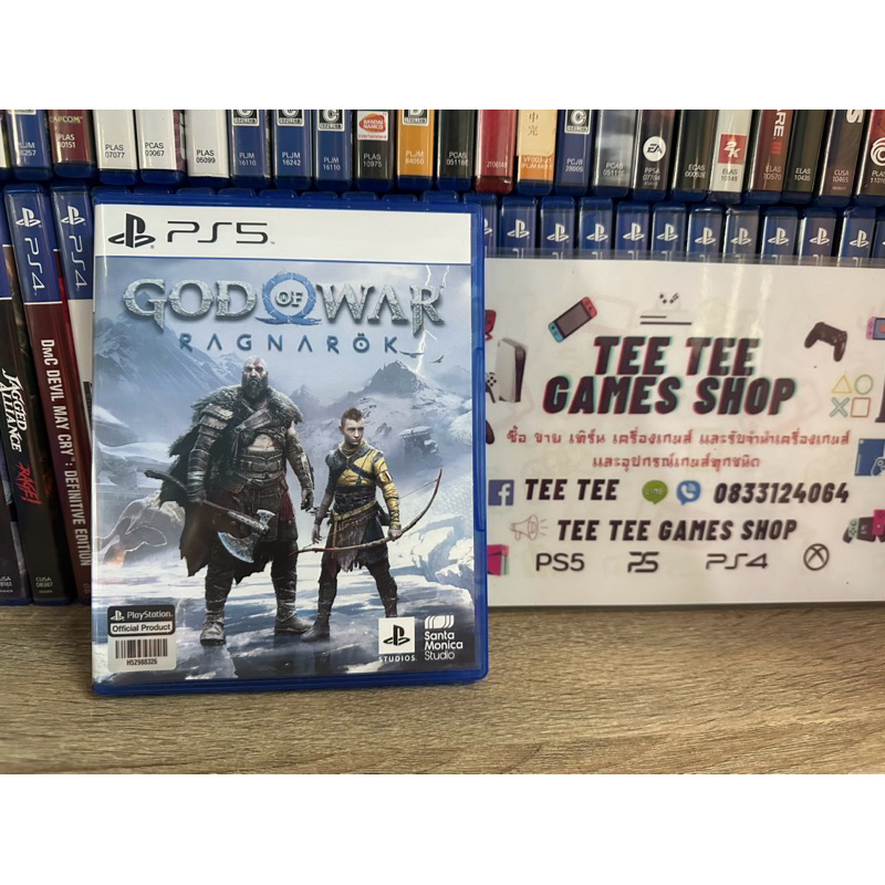 God of War Ragnarok ps5(รองรับภาษาไทย🇹🇭) มือ 2 แผ่นสวยใช้งานปกติ