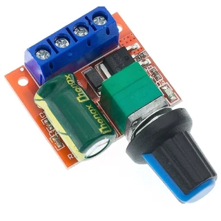 ตัวควบคุมความเร็วมอเตอร์ช่วงแรงดันไฟฟ้ากว้าง 5A 90W PWM โมดูลปรับ DC 5V 35V L296
