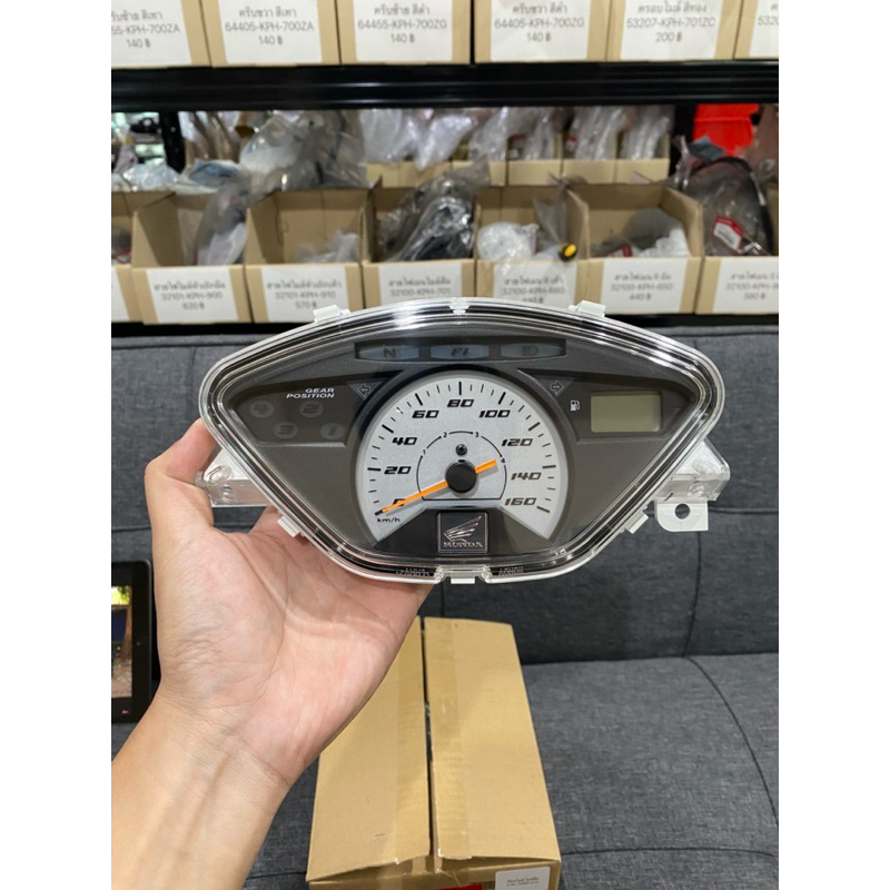 Đồng hồ tốc độ, tín hiệu rẽ, kính chắn gió, dặm màu cam, sóng 125i, kính chắn gió, đầu phun/Kabuto chính hãng, Zero *