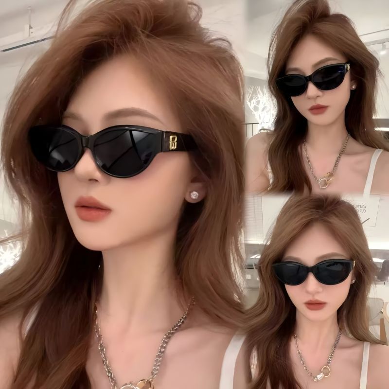 พร้อ​มส่ง แว่นกันแดด กรอบเล็ก สไตล์ฮิปฮอป ยุโรปและอเมริกา ย้อนยุค สําหรับผู้ชาย และผู้หญิง