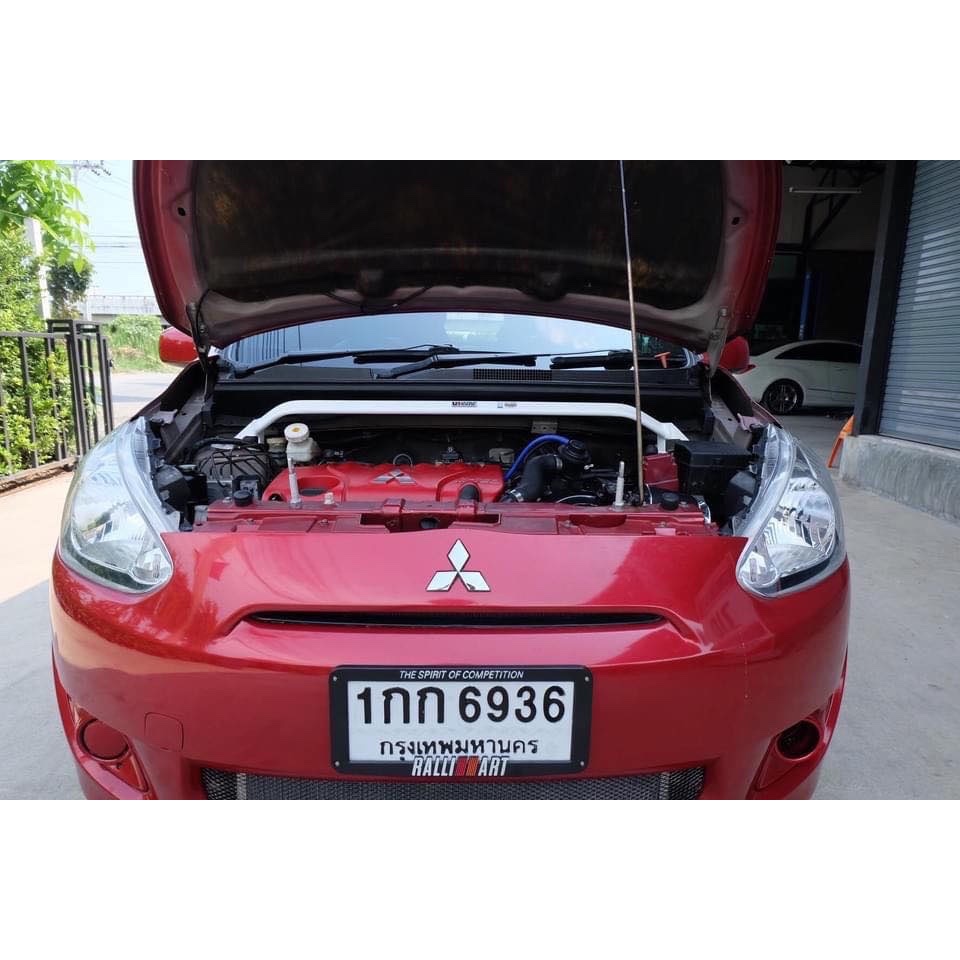 Ultraracing  Strut Brace Chassis support  ชุดค้ำตรงรุ่น Mitsubishi Mirage 2021 ของแท้ ค้ำหน้า-หลัง ตรงรุ่น ลดอาการย้วย