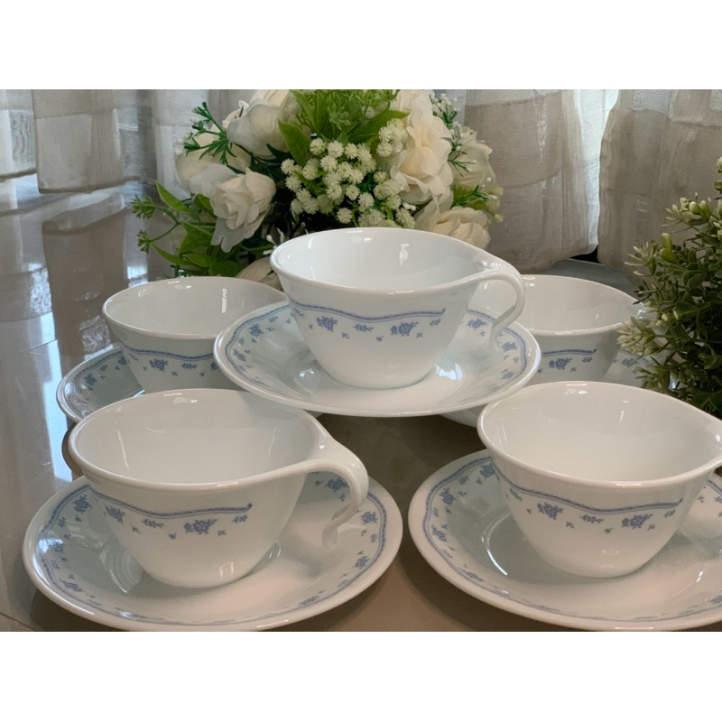ชุดแก้วกาแฟ Corelle by CORNING, NY. ,US.A