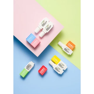 ยาดม ดัมเบิ้ล วีทู Dumble Inhaler V2 ยาดมต่อได้ ยาดมสองรู สำหรับ Gen z (แผง 6 ชิ้น ครบสี) ยาดมด้วงกับเธอ ยาดมตี๋ป๋อ