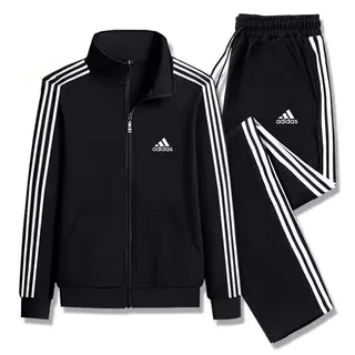 พร้อมส่ง Adidas ชุดวอร์ม เสื้อแจ็กเก็ต กางเกงขายาว ยืดหยุ่น เหมาะกับการวิ่งจ๊อกกิ้ง เล่นกีฬา ยิม สํ