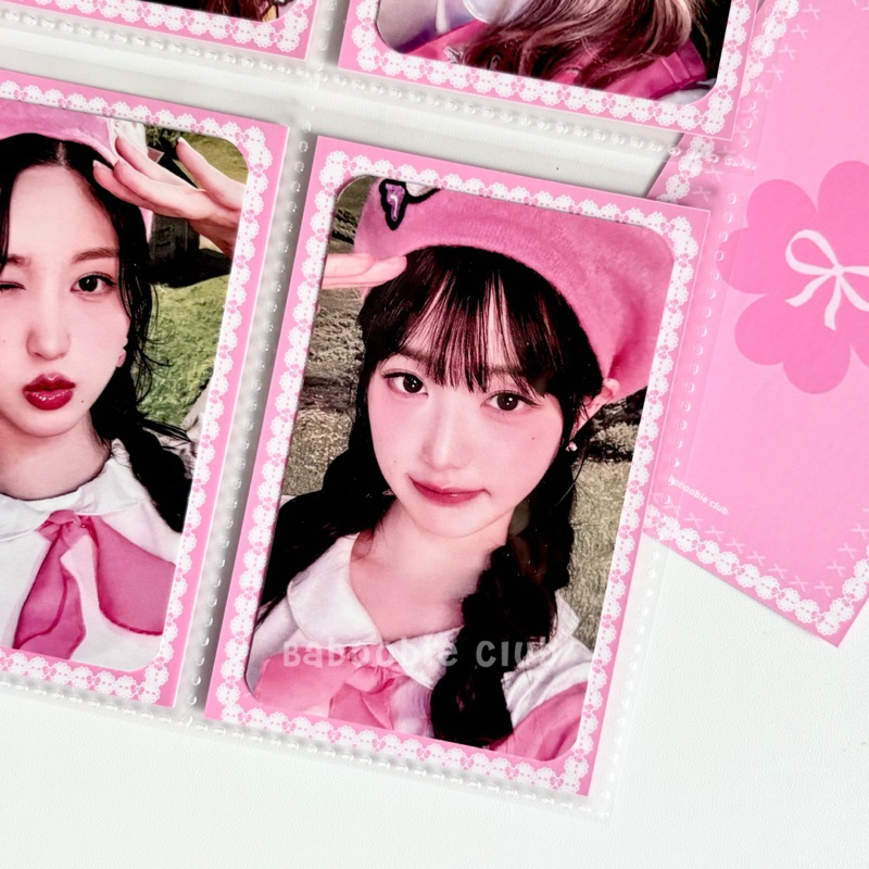 ꒰ Baboobie ꒱ Binder card 2 แผ่นรองการ์ด แผ่นแพ็คการ์ด - รูปที่ 3