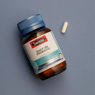 Swisse Daily IBS Probiotic โปรไบโอติกส์ 30 เม็ด EXP01/2028