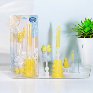 🇹🇭🇹🇭พร้อมส่งในไทย🇹🇭🇹🇭แปรงล้างขวดนม เซ็ตอุปกรณ์ 6 ชิ้น