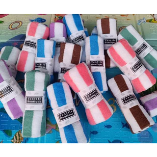พร้อมส่ง ผ้าขนหนู ผ้าเช็ดผม ผ้าเช็ดหน้า (ขนาด35*75cm) ยกแพ็ค6ผืน เนื้อผ้านุ่ม ซับน้ำได้ดี