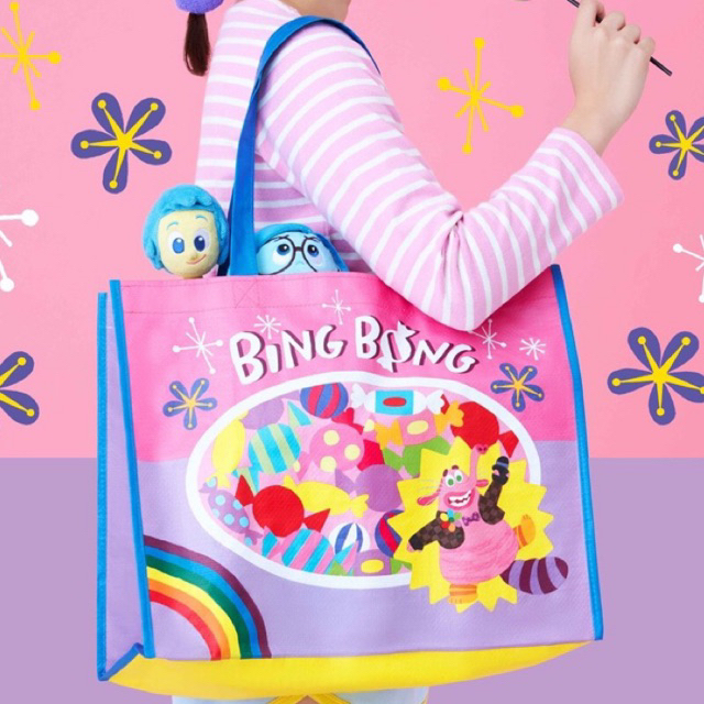 Happy Sunday 🌈 กระเป๋าช้อปปิ้ง BING BONG Big Bag | ลาย Inside Out