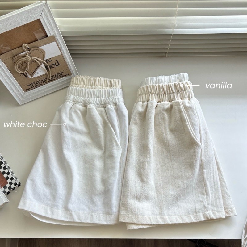 backtorococo | ꒰ Cotton series ꒱ Layer cake shorts กางเกงคอตตอนขาสั้น 2 เลเยอร์  ꔛ⋆⁺