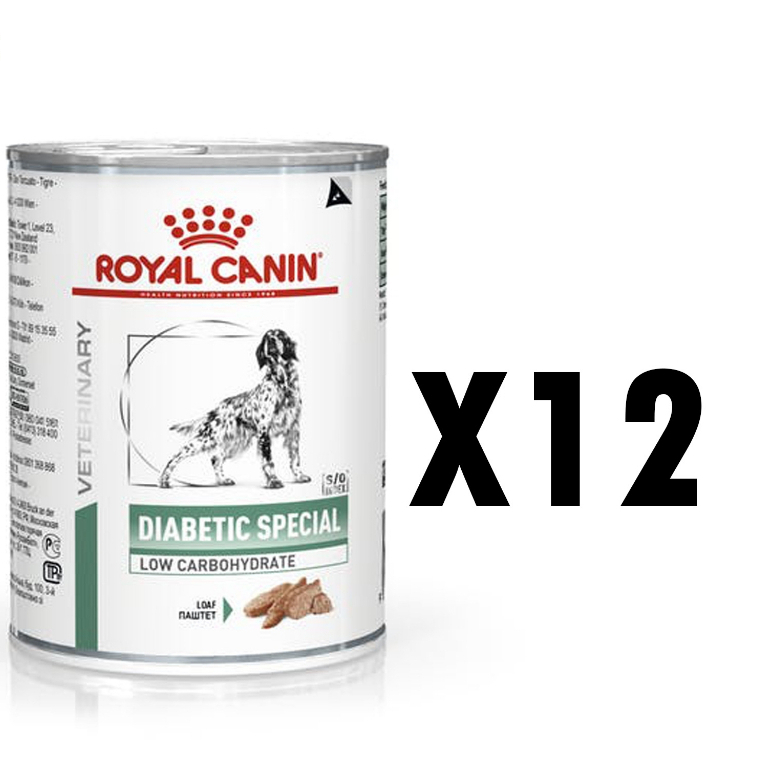 Royal Canin Diabetic 410gx12 กระป๋อง สำหรับสุนัขโรคเบาหวาน