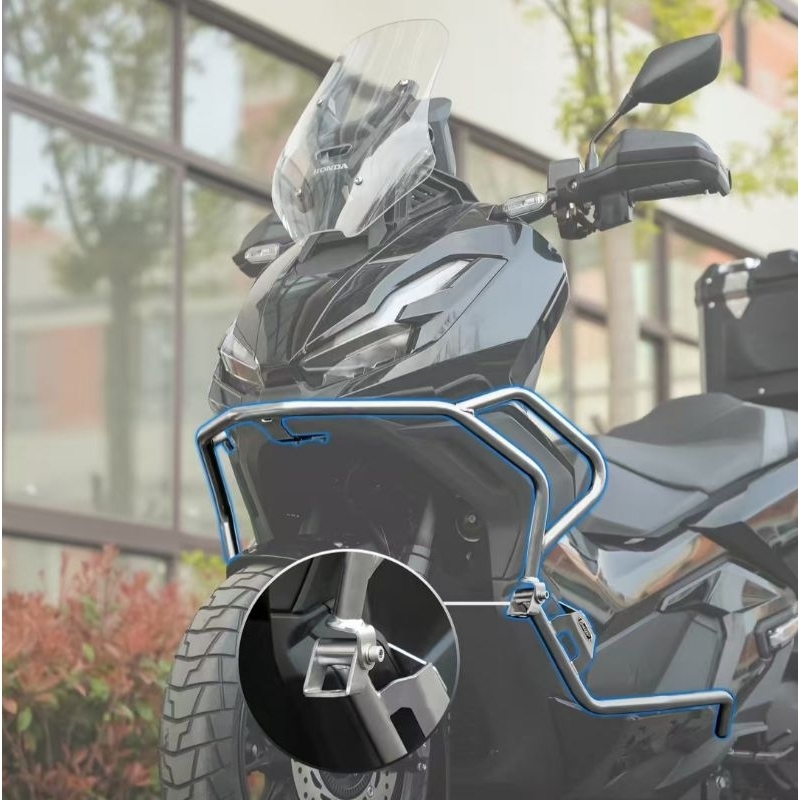 แคชบาร์HONDA ADV350 แคชบาร์GSADV แคชบาร์ADV350 กันล้มADV350