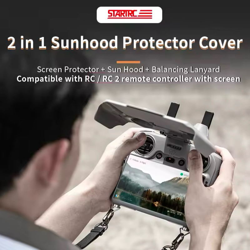 ฮู้ดบังแดด รีโมท RC / RC 2 / RC 3 ฝาครอบป้องกันจอ Sun Hood Protector Cover for DJI RC / RC 2 / RC 3 Controller