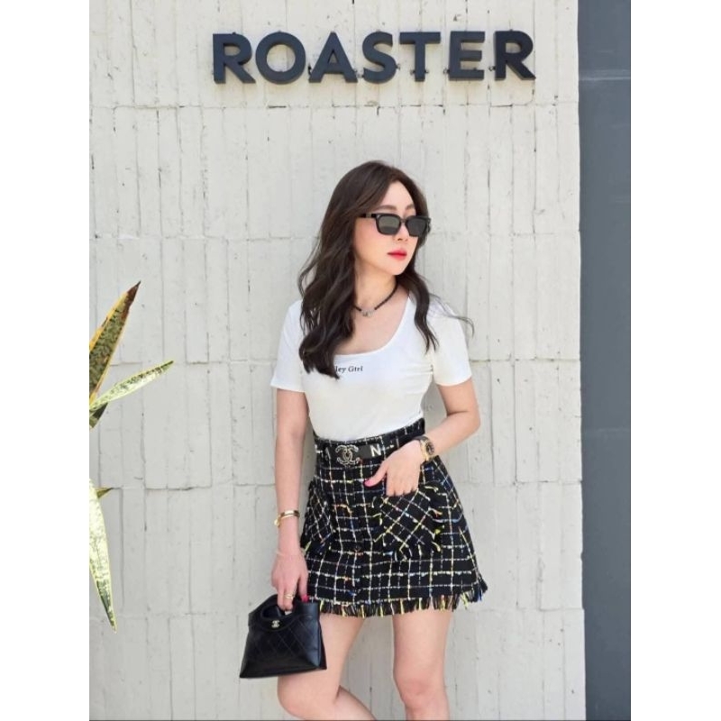 Valley girl XL มือ2  A'Perfect / Jidapa style  มีตำหนิ📌เสื้อหมอง