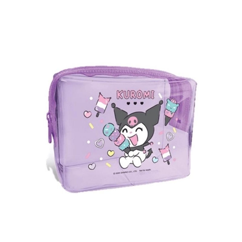 💜💜💜 KUROMI  7-11 กระเป๋าจัดระเบียบ กระเป๋าแฟชั่น กระเป๋าอเนกประสงค์ ลิขสิทธิ์แท้