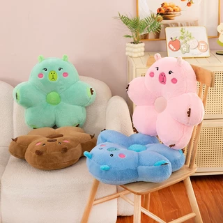 🔥พร้อมส่ง🔥Capybara เบาะรองนั่ง หมอนอิง เบาะนั่งเก้าอี้ นุ่มสบาย หมอนรองนั่ง 45*40 Cm