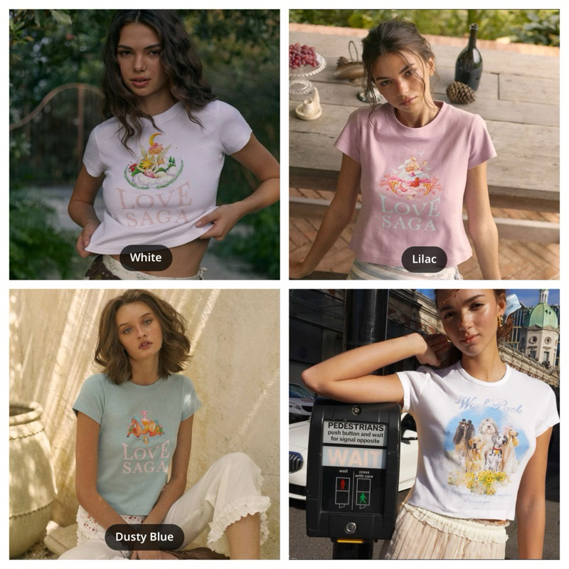 Mitr x Riety Saga T-Shirt เสื้อยืด เสื้อครอป