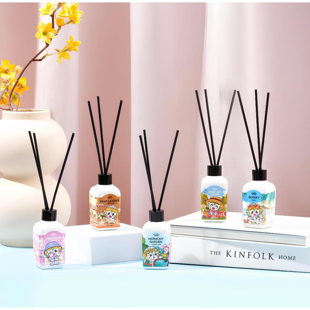 พระพายอโรม่า ก้านไม้หอมปรับอากาศ 55ml. Reed Diffusesr ก้านน้ำหอม น้ำหอมอโรม่า น้ำมันหอมระเหย ก้านหอม