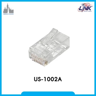 LINK US-1002A CAT6 Plug RJ45 (10 หัว/Pack) ชุด Set 5 แพ็ค (50 หัว) ** พร้อมส่ง **